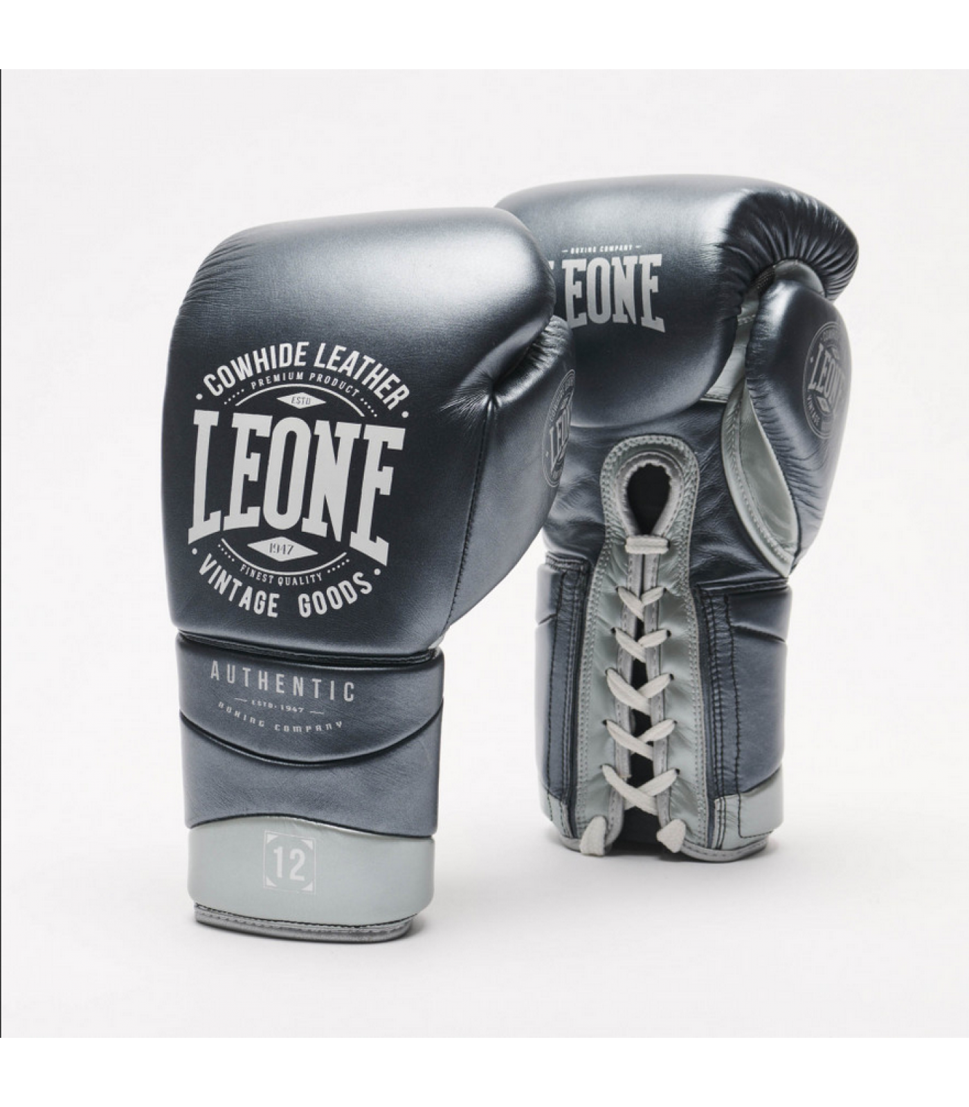 Leone - BOXING GLOVES AUTHENTIC 2 - Gray - GN116L
